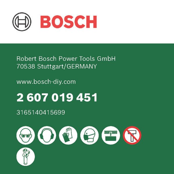 Bosch - Werkzeugset Lochsägen-Set, 5-teilig, 2607019451 Durchmesser: 60 - 92