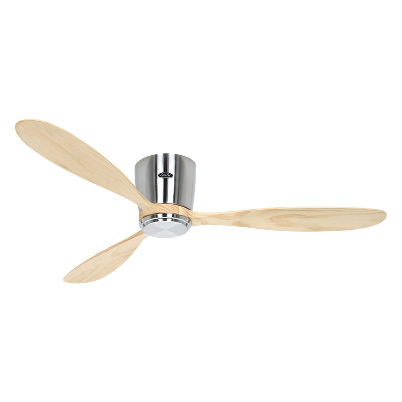 Casafan - Umluftventilator Deckenventilator EcoPlanoWood132BN-NT m.FB,WiFi
