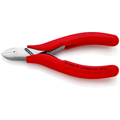 Knipex - Seitenschneider Elektronik-Seitenschneider 77 01 115 SB spiegelpoliert,115mm