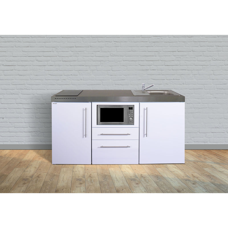 Stengel - Mini-Küche Miniküche Premiumline MPMSM170KSMWIKFliBrS Schwarz matt