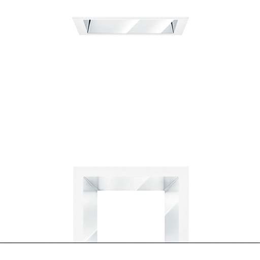 Zumtobel Group - Lichttechnisches Zubehör/Ersatzteile für Leuchten Vorsatz PANOS INF #60800692 klar IP54 Q140 WH