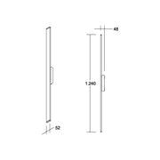 Brumberg Leuchten - Decken-/Wandleuchte LED-Wandleuchte 60041103 3000K, graphit
