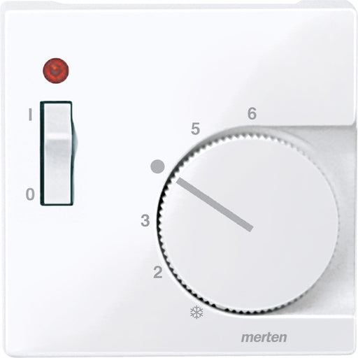 Merten - Abdeckung/Bedienelement für Installationsschalterprogramme Zentralplatte aws/gl 534825 für RT.- Einsatz