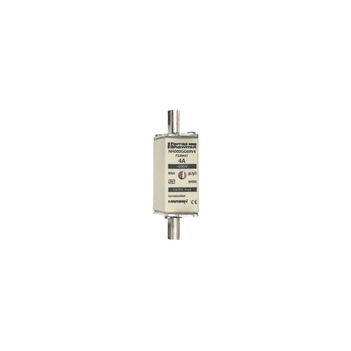 Mersen - Messersicherung NH-Sicherungseinsatz SF NH000GG69V4 Gr.000 gG 4A/690V KM − 3 Stück