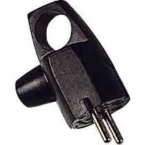 Legrand - Schutzkontaktstecker Gummistecker sw Legrand 050252