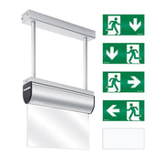 ESYLUX - Sicherheitsleuchte LED-Rettungszeichenleuchte SLDEL LED#EN10031649 3h, 32m