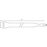 HellermannTyton - Kabelbinder Textie M GN (VE10) 200x12,5mm
