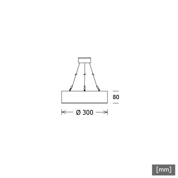 LTS Licht&Leuchten - Pendelleuchte LED-Pendelleuchte SKISP302.840.1DALIws 840, DALI, ws