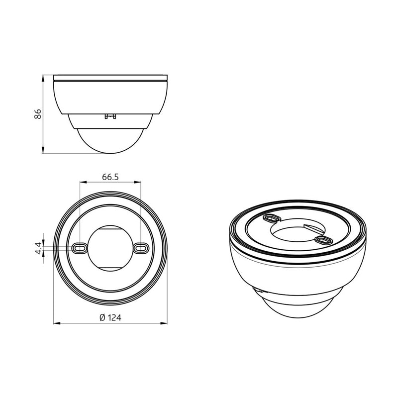 BEG Brück Electronic - Bussystem-Bewegungsmelder Präsenzmelder PD4-M-DAA4G-AP DALI