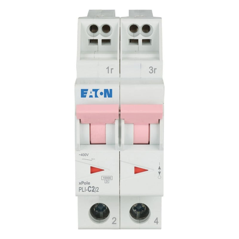 Eaton - Leitungsschutzschalter PLI-C2/2 C 2A, 2p Steckkl
