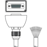 Leuze - Konfektioniertes Sensor-Aktor-Kabel Anschlussleitung KB-ROD4-CP-10000