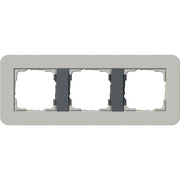 Gira - Abdeckrahmen 3fach 0213422 Grau/Anthrazit