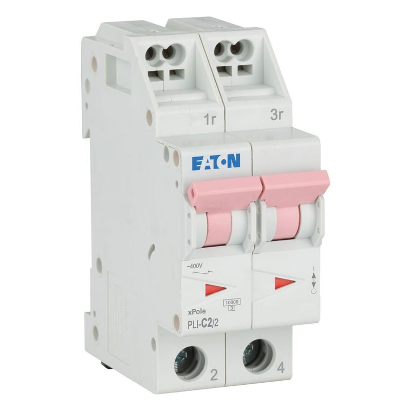 Eaton - Leitungsschutzschalter PLI-C2/2 C 2A, 2p Steckkl