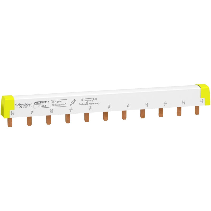 Schneider Electric - Phasenschiene Steg A9XPH311 3p 11TE, 100A