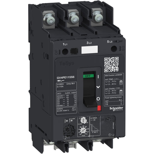 Schneider Electric - Leistungsschalter für Motorschutz Motorschutzschalter GV4PE115S6 115A 3P 100kA