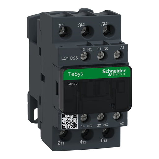 Schneider Electric - Leistungsschütz zum Schalten von Wechselstrom Leistungsschütz LC1D25M7 25A 220V AC