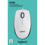 Logitech - Computermaus Maus M100 ws 168 Optisch,1000dpi,3T
