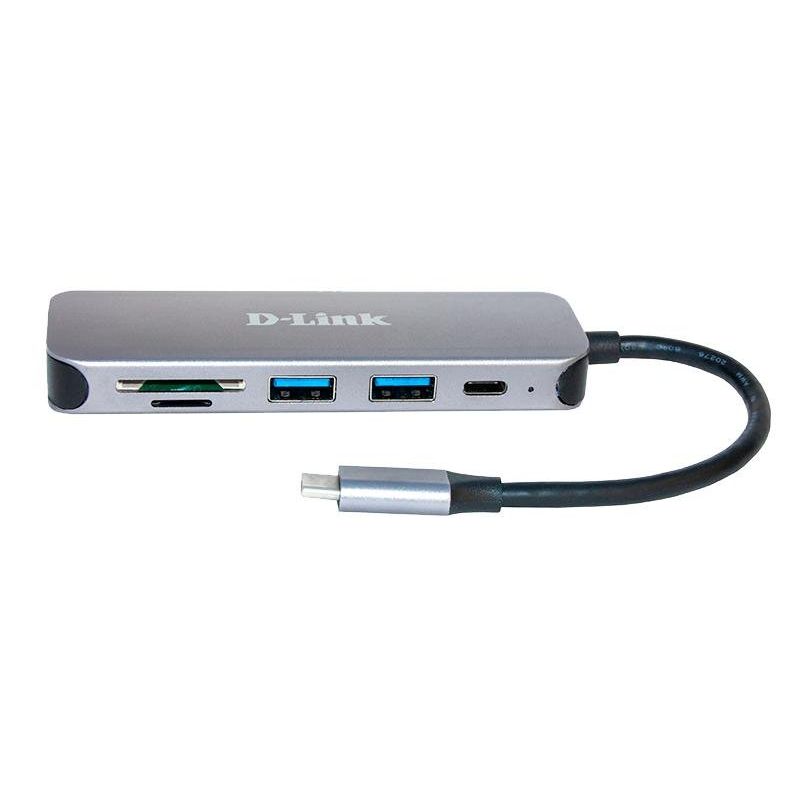 DLink - USB-Hub 5-in-1 USB-C Hub DUB-2325/E mit Card Reader
