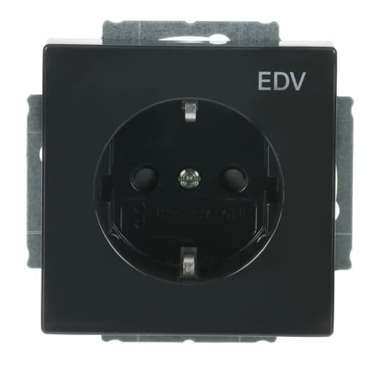 Busch-Jaeger - Steckdose Schuko-Steckdose anth 20 EUCKS/DV-81 mit Aufdruck EDV