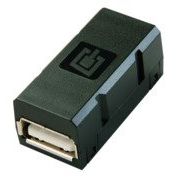 Telegärtner - Modulare Kupplung STX USB Kupplung f-f Typ A 100007529 schwarz