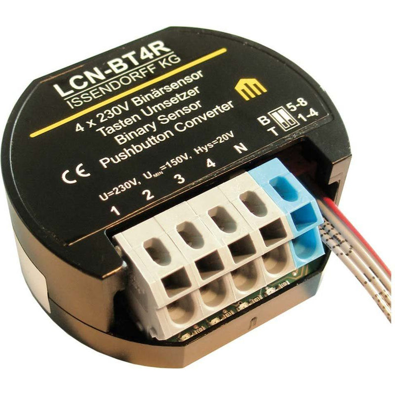 Issendorff - Bussystem-Binäreingang Tastenumsetzer/Binäreing. LCN - BT4R 4x 230V, UP-Dose − 1 Stück