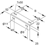 Niedax - Ausleger für Kabeltragsystem Wandauflager WA 150 − 10 Stück
