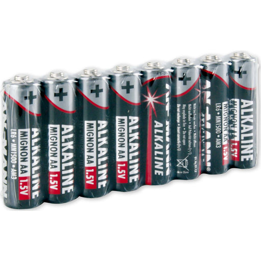 Ansmann - Batterie Micro 8xAA 5015280 shrink (VE8) im Schrumnpfschlauch − 10 Packung