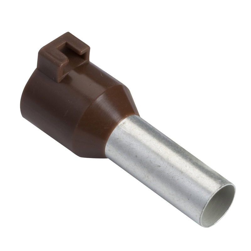 Schneider Electric - Aderendhülse DZ5CA103 10mmq,Kragen br − 100 Stück