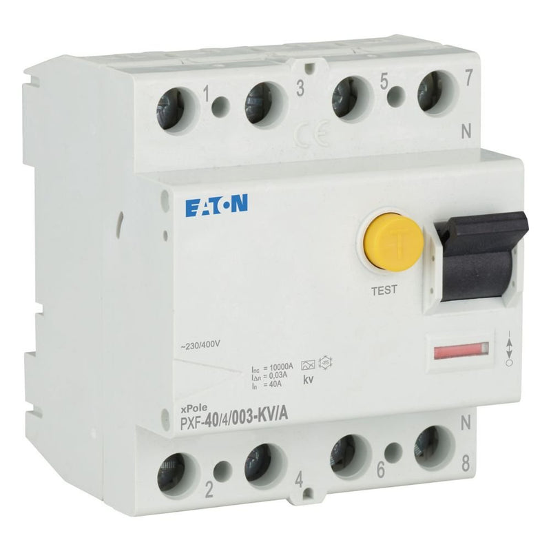 Eaton - Fehlerstrom-Schutzschalter FI-Schutzschalter PXF-40/4/003-KV/A 40A 4p, 30mA