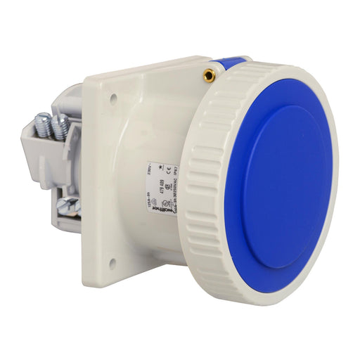 Walther Werke - CEE-Anbausteckdose (IEC 60309) Anbaudose gerade 125A 479409 4P 230V 9h IP67