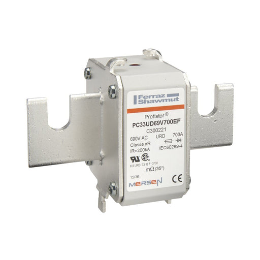Mersen - HRC-Sicherung Sicherungseinsatz aR PC33UD69V700EF Gr.33 AC690V 700A − 3 Stück
