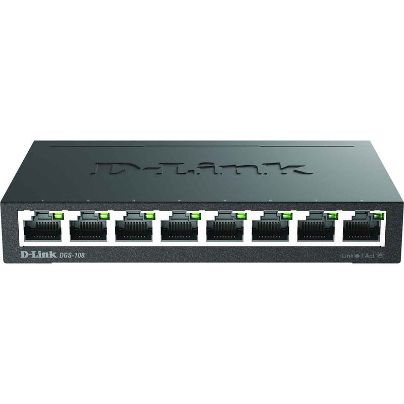 DLink - Netzwerk Switch Gigabit Switch 8-Port DGS-108/E Layer 2