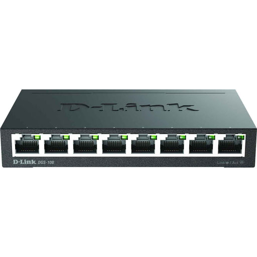 DLink - Netzwerk Switch Gigabit Switch 8-Port DGS-108/E Layer 2