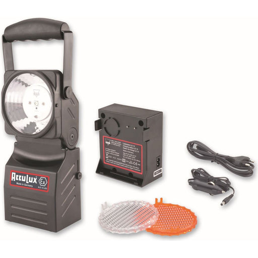 AccuLux - Handscheinwerfer EX SLE 15 LED Set sw 457081s 230V 12-24V