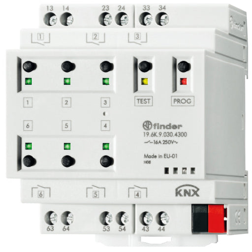 Finder - Bussystem-Schaltaktor Schaltaktor 19.6K.9.030.4300 KNX