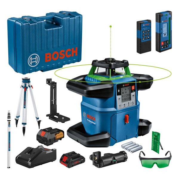 Bosch - Messlaser Rotationslaser mit 06159940PR Messstab GR 500