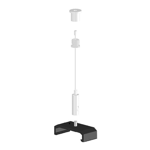 LTS Licht&Leuchten - Mechanisches Zubehör/Ersatzteile für Leuchten Drahtseilabhängung 5m LK-Z 060.104.05 sw