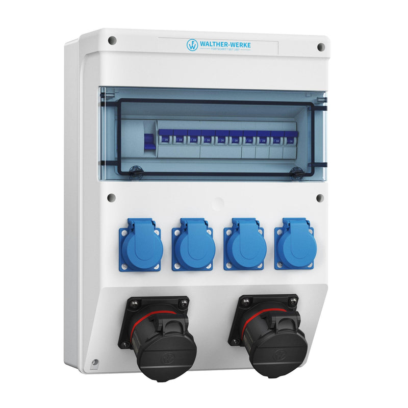 Walther Werke - CEE-Steckdosen-Kombination (IEC 60309) Steckdosenkombination 6980203N − 1 Stück