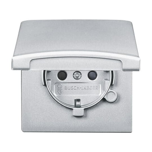 Busch-Jaeger - Steckdose Schuko-Steckdoseneinsatz 20 EUGKB-33-101 IP44 alusilber