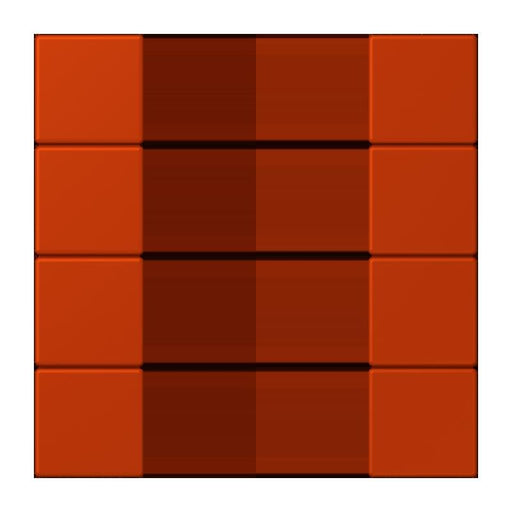 Jung - Abdeckung/Bedienelement für Installationsschalterprogramme Tastensatz 4fach LC 504 TSA 244 rouge vermillon 59