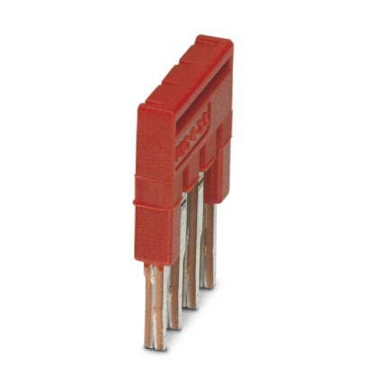 Phoenix Contact - Querverbinder/Brücker für Reihenklemme Brücke FBS 4-3,5 BU 4-polig, blau − 1 Stück