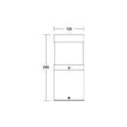 Brumberg Leuchten - Wegeleuchte LED-Pollerleuchte 65181103 3000K, graphit