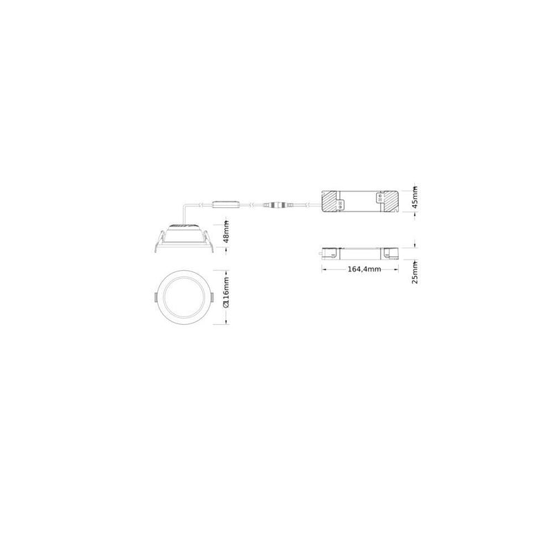 Ledvance - Downlight/Strahler/Flutlicht LED-Downlight DLCTDAD100P13WMSOP 940, DALI