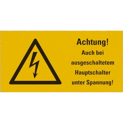 Hein - Warn-/Hinweisschild Warnschild VP-97K-52X105