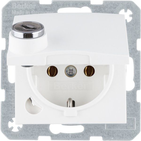 Berker - Steckdose SCHUKO-Steckdose 41631909 polarweiß matt