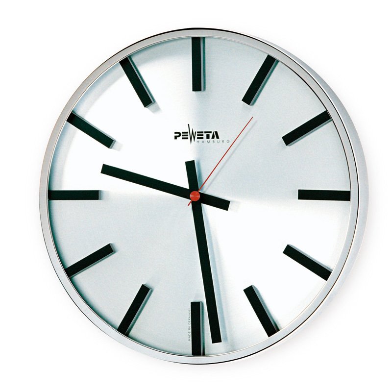 Peweta - Uhr Funkuhr 51.232.441 innen,1,5V,D=400mm