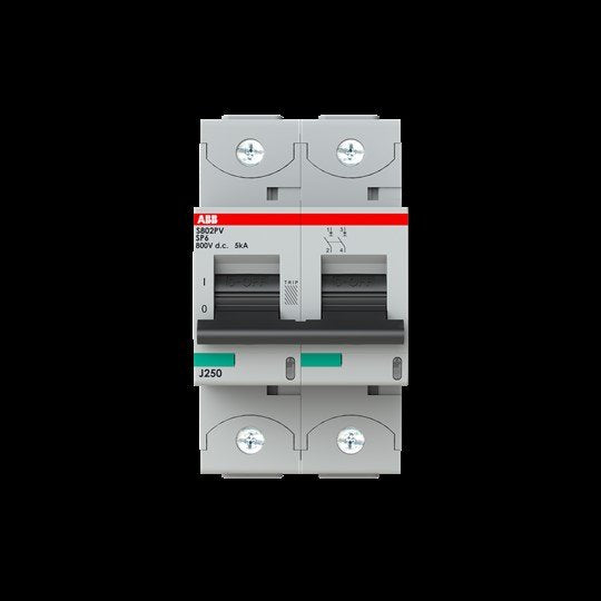 ABB Stotz S&J - Leitungsschutzschalter Strangsicherung S802PV-SP6 800V DC, 6A, 2-polig