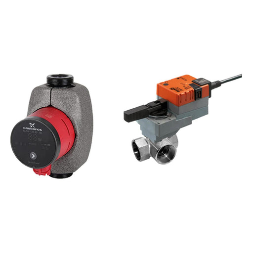 Helios Ventilatoren - Zubehör/Ersatzteile für Ventilatoren Pumpen-Misch-Anschlußset KWL PMAS 500 zu KWL HBX 500 WW