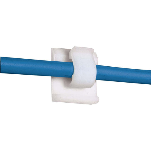 Panduit - Befestigungsschelle für Kabel/Rohre Kabelklemme selbstklebend ACC38-A-M f.9,6mm natur − 1000 Stück