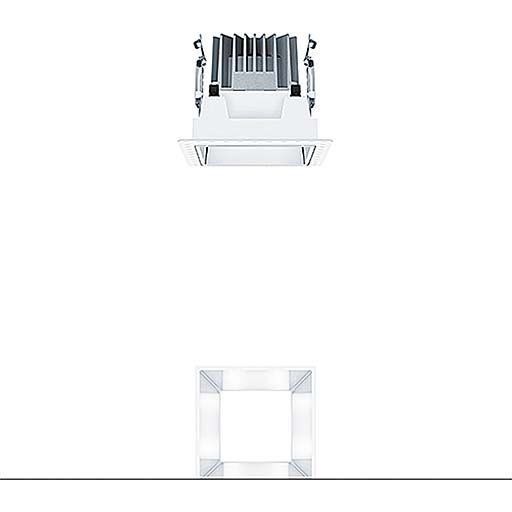 Zumtobel Group - Downlight/Strahler/Flutlicht LED - Einbauleuchte P - INF Q #60817918 4000K